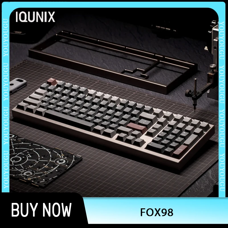 IQUNIX FOX98 FOX99 Механическая клавиатура из алюминиевого сплава Трехрежимная беспроводная игровая клавиатура RGB Прокладка Поддержка VIAL ПК Геймер Подарок
IQUNIX FOX98 FOX99 Механическая клавиатура из алюминиевого сплава Трехрежимная беспроводная игровая клавиатура RGB Прокладка Поддержка VIAL ПК Геймер Подарок