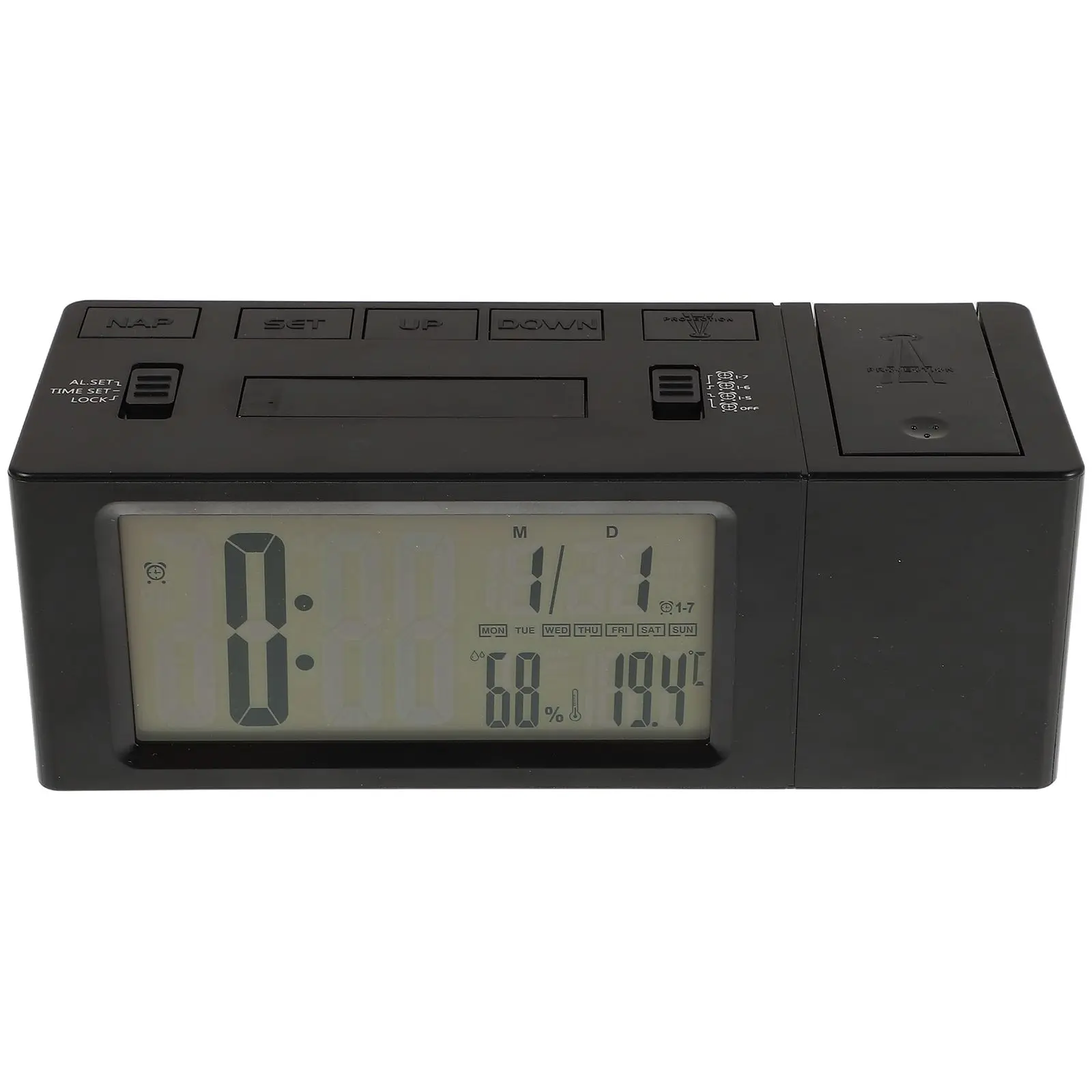 Projection Alarm Clock Digital Time Display Adjustable Brightness Light Bedroom Living Room Kids Electronic Clock
Projection Alarm Clock Digital Time Display Adjustable Brightness Light Bedroom Living Room Kids Electronic Clock