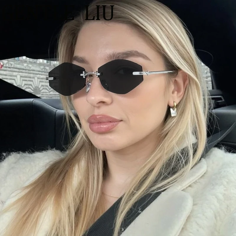 Sexy Small Frame Hexagon Rimless Sunglasses Women 2025 Luxury Brand Punk Fashion Sun Glasses Frameless Outdoor Eyewear Shades
Sexy Small Frame Hexagon Rimless Sunglasses Women 2025 Luxury Brand Punk Fashion Sun Glasses Frameless Outdoor Eyewear Shades
