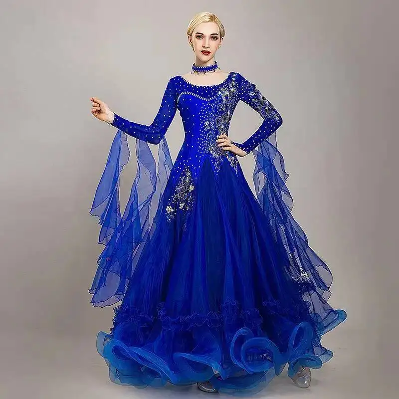 High End Diamond Studded New Modern Dance Dress Ballroom Dance Competition Performance Costume Waltz Dance Skirt
High End Diamond Studded New Modern Dance Dress Ballroom Dance Competition Performance Costume Waltz Dance Skirt