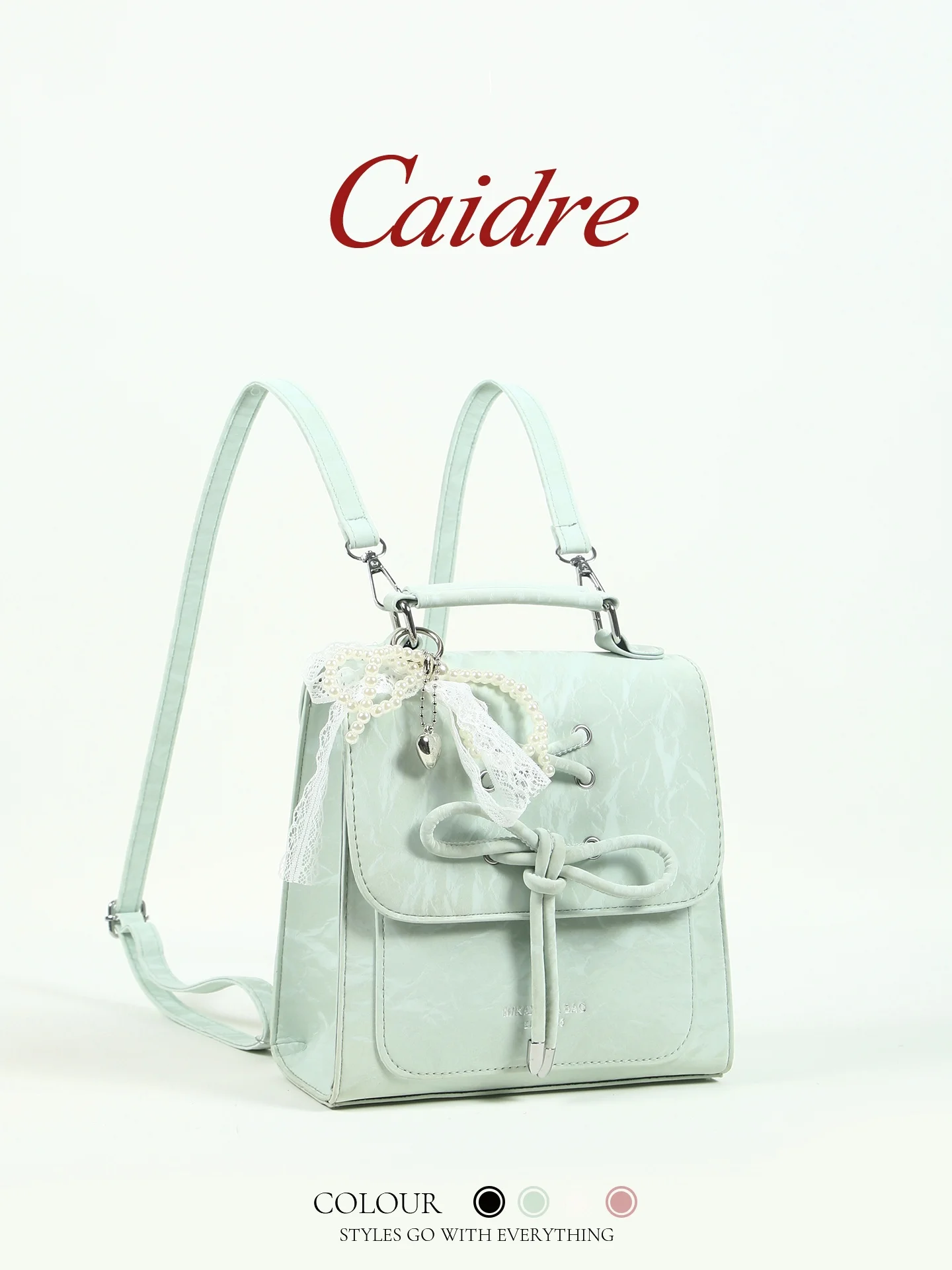 Caidre Luxury Knot Backpack Lightweight Travel Commuter Bag for Women Youth Square Handbag Magnetic Buckle Closure
Caidre Luxury Knot Backpack Lightweight Travel Commuter Bag for Women Youth Square Handbag Magnetic Buckle Closure