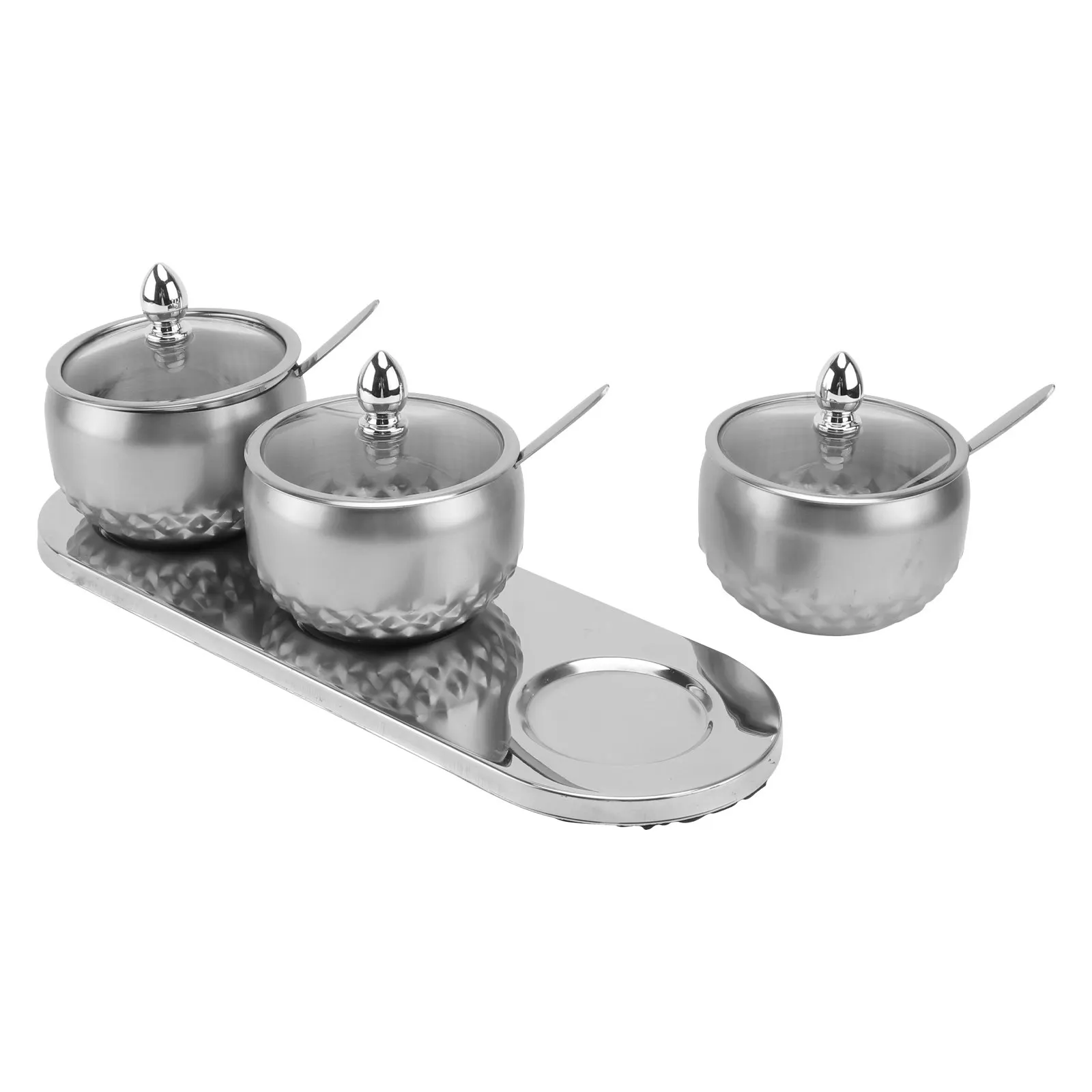 1Set Lovely Seasoning Boxes Set Premium Stainless Steel Airtight Seasoning Jars Set Fresh Spice Storage Space Saving Pantry
1Set Lovely Seasoning Boxes Set Premium Stainless Steel Airtight Seasoning Jars Set Fresh Spice Storage Space Saving Pantry