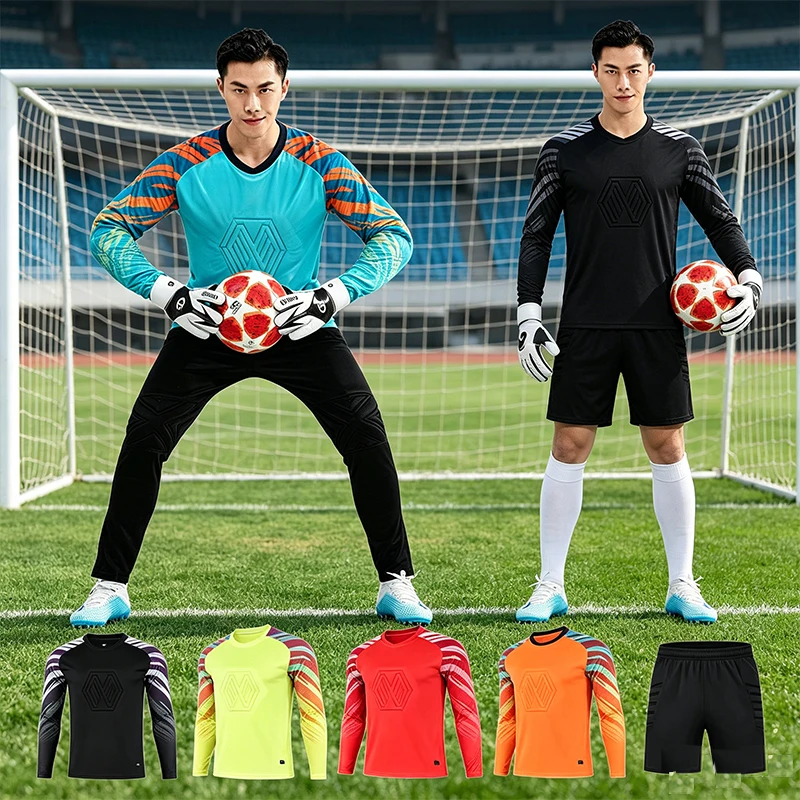 Football Goalkeeper Jerseys Adult Kids Tracksuit Custom Men Soccer Goalie Tracksuit Long Sleeve Uniform Boy Gatekeeper Outfit
Football Goalkeeper Jerseys Adult Kids Tracksuit Custom Men Soccer Goalie Tracksuit Long Sleeve Uniform Boy Gatekeeper Outfit