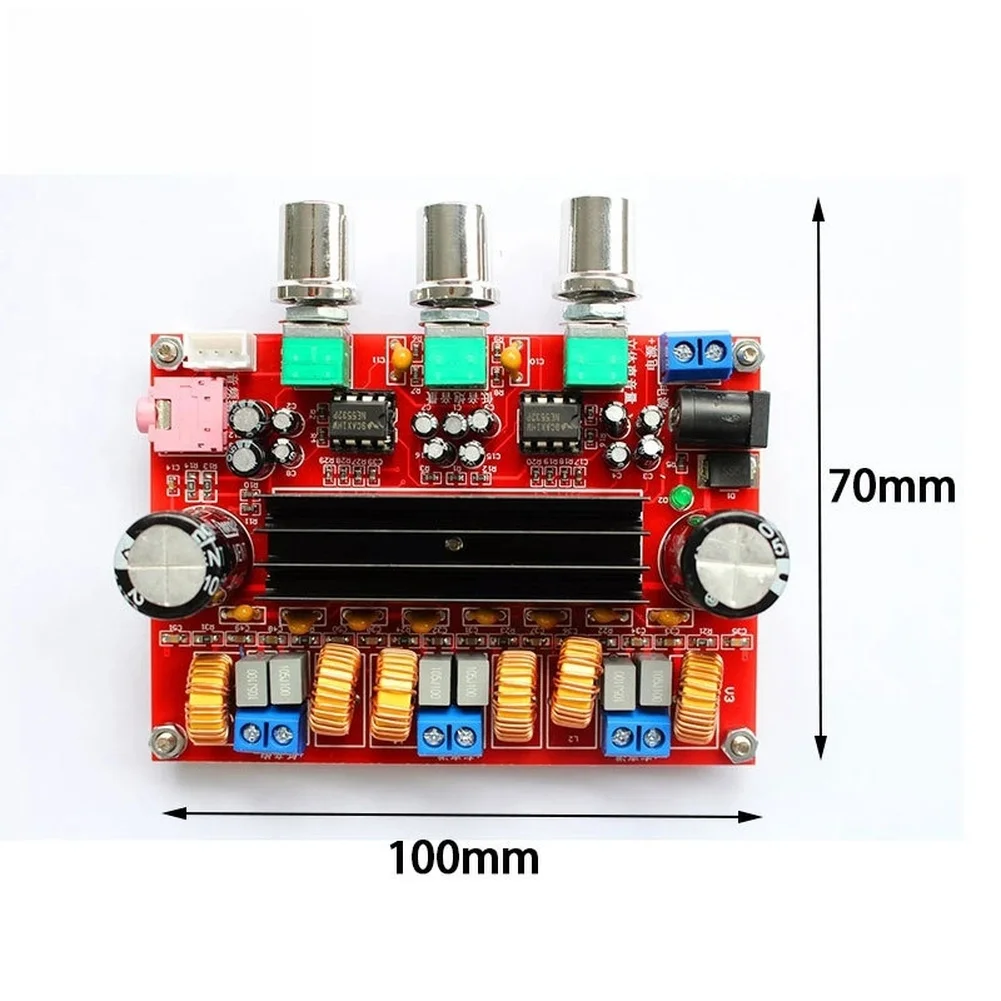 Audio Board XH-M139 2.1 Channel with For TPA3116D2 Dual Chip 50Wx2 Stereo Power 100W Sub 12V-24V DC Input Voltage
Audio Board XH-M139 2.1 Channel with For TPA3116D2 Dual Chip 50Wx2 Stereo Power 100W Sub 12V-24V DC Input Voltage