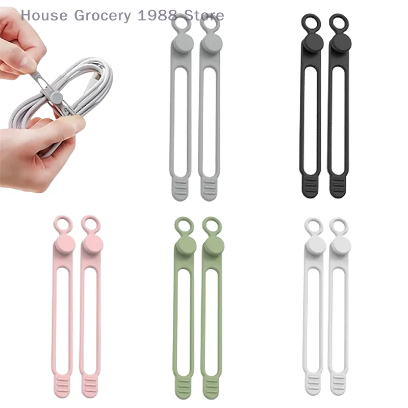 (HG) 10/20/30PCS Silicone Cable Ties Cord Organizer Cable Straps Travel Cable Organizer Cute Elastic Tie Wire Ties
(HG) 10/20/30PCS Silicone Cable Ties Cord Organizer Cable Straps Travel Cable Organizer Cute Elastic Tie Wire Ties