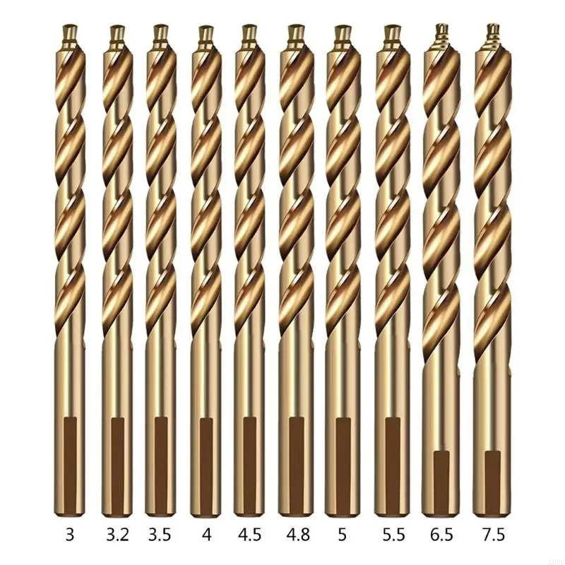 A9BF Twist Drill Bit HSS Metal Drill Bit Industrial Tool for Stainless Steel 3/3.2/3.5/4/4.5/4.8/5/5.5/6.5/7.5mm
A9BF Twist Drill Bit HSS Metal Drill Bit Industrial Tool for Stainless Steel 3/3.2/3.5/4/4.5/4.8/5/5.5/6.5/7.5mm