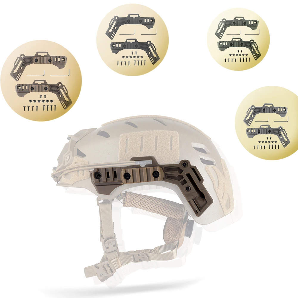 Pair Tactical Helmet Rail Side Rail Set Tactical Airsoft Paintball Helmet Accessories for Wendy Outdoor Hunting Helmets Rail
Pair Tactical Helmet Rail Side Rail Set Tactical Airsoft Paintball Helmet Accessories for Wendy Outdoor Hunting Helmets Rail