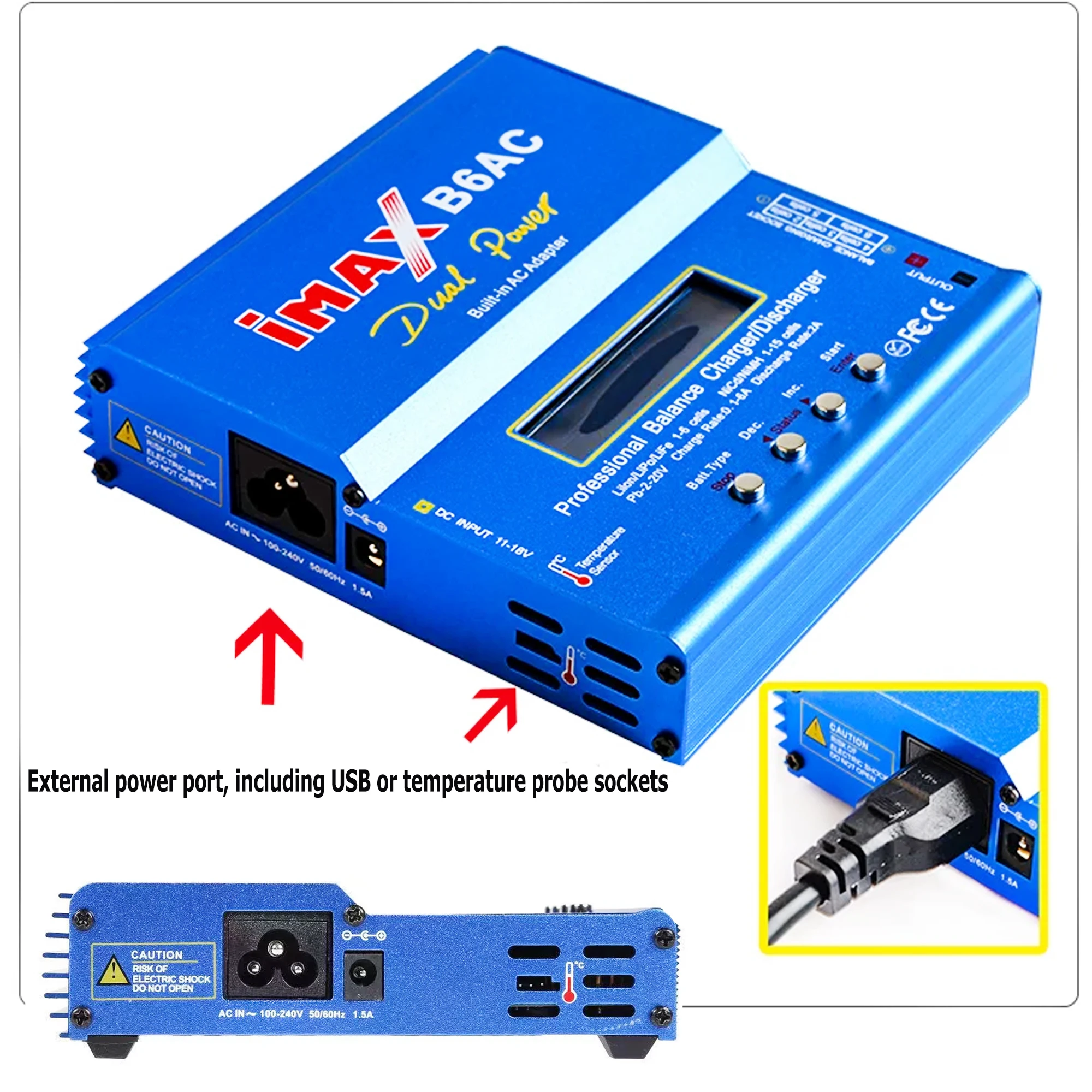 Balanced Charger Multi functional IMAX B6AC 80W
Balanced Charger Multi functional IMAX B6AC 80W