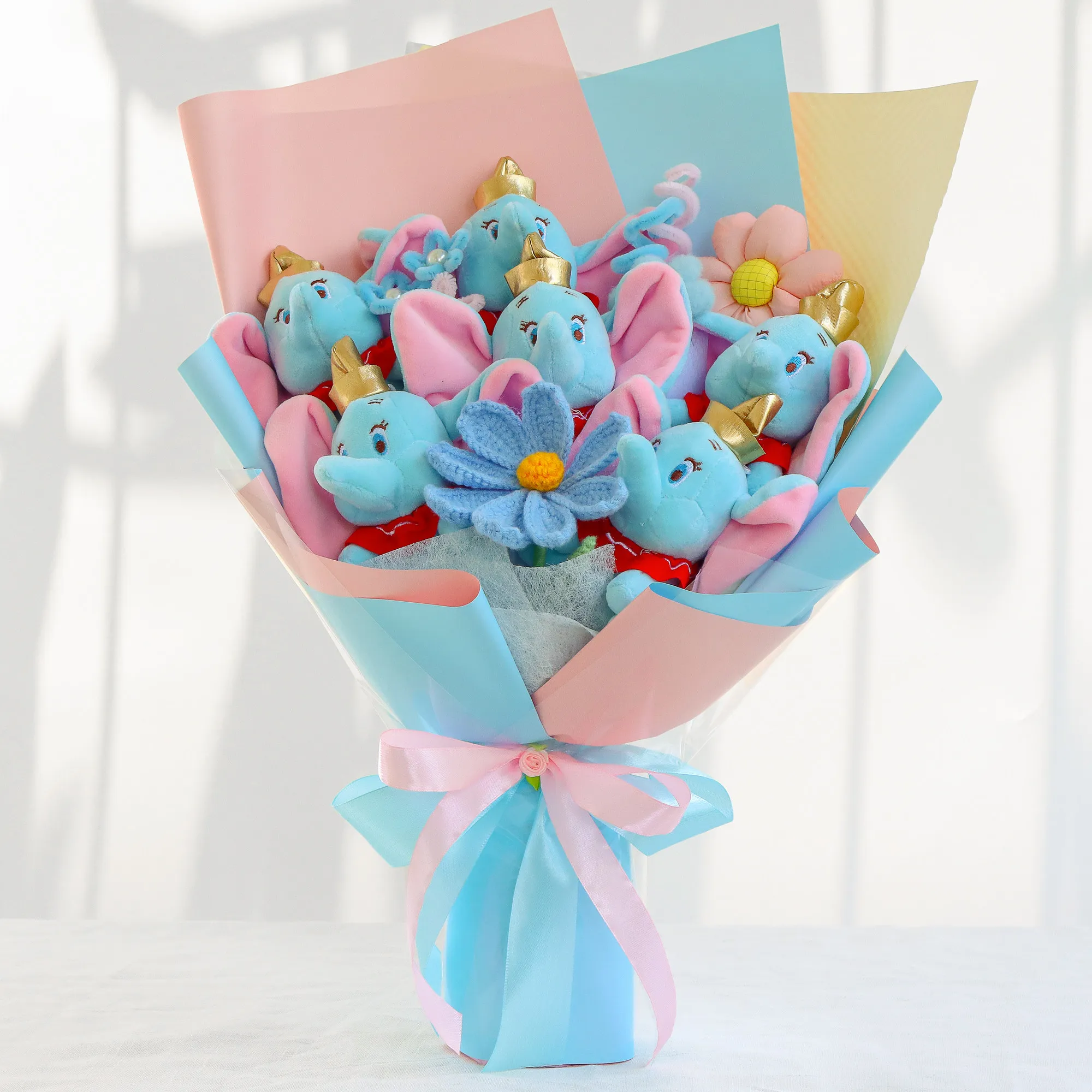 DisneyCartoonBouquet DollToy Elephant Plushie Little Dumbo Valentine's Day Gift For ColleaguesGirlfriendSpecial Birthday Present
DisneyCartoonBouquet DollToy Elephant Plushie Little Dumbo Valentine's Day Gift For ColleaguesGirlfriendSpecial Birthday Present