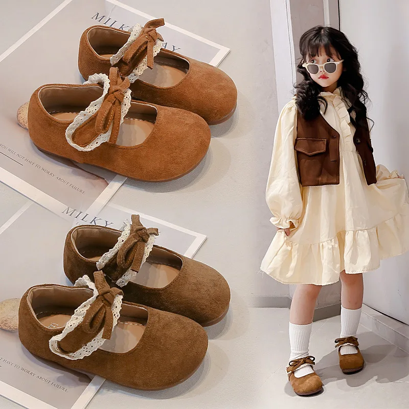 Kids Moccasins Round Toes Soft Sole Girls Flat Shoes Sweet Lace Bow 2025 New Fashion Children Leather Shoes Pu Comfort Ins Trend
Kids Moccasins Round Toes Soft Sole Girls Flat Shoes Sweet Lace Bow 2025 New Fashion Children Leather Shoes Pu Comfort Ins Trend