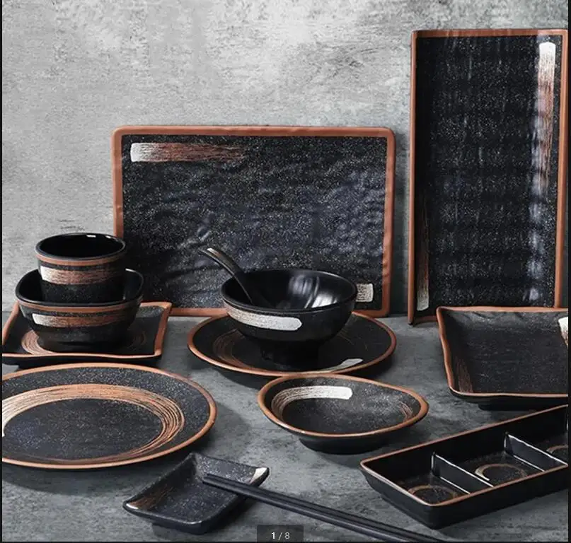Melamine Plastic Tableware Japanese and Korean Style Restaurant Barbecue Plate Rectangular Steak Home Kitchen
Melamine Plastic Tableware Japanese and Korean Style Restaurant Barbecue Plate Rectangular Steak Home Kitchen
