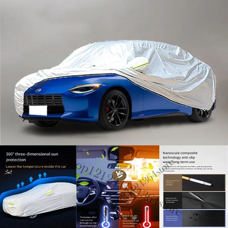 For Nissan Z Auto Anti snow Anti dust Anti-uv Anti peeling paint And Anti Rainwater 210t car cover Car cover Protection
For Nissan Z Auto Anti snow Anti dust Anti-uv Anti peeling paint And Anti Rainwater 210t car cover Car cover Protection