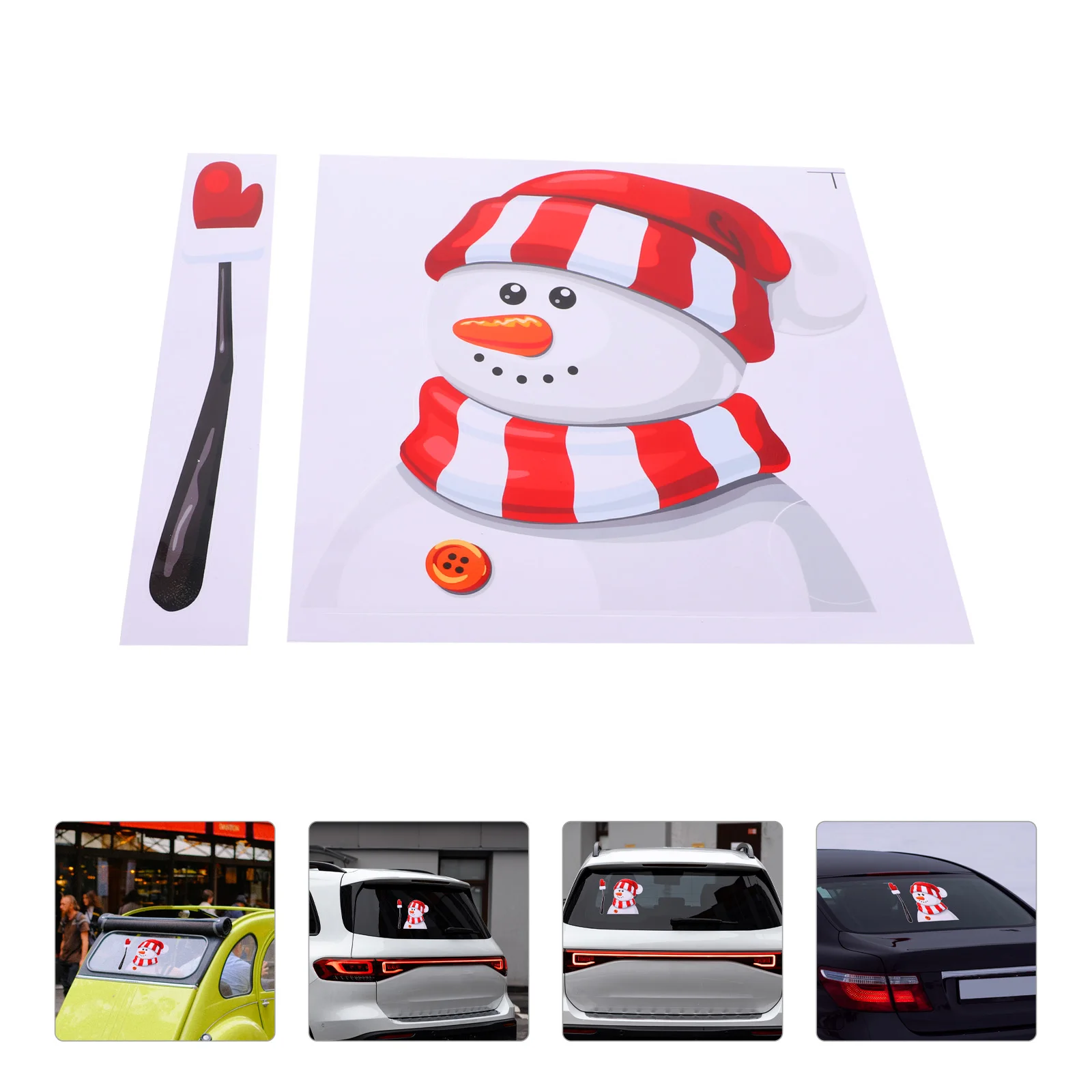 Rear Wiper Christmas Sticker Santa Hat Snowman No Residue Waterproof for Car Decals Smooth
Rear Wiper Christmas Sticker Santa Hat Snowman No Residue Waterproof for Car Decals Smooth