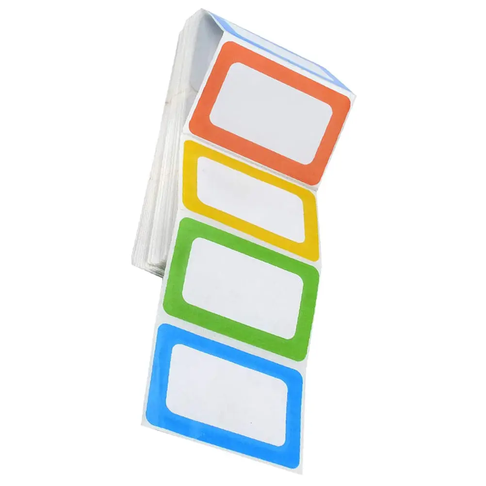 200Pcs Name Tag Stickers Blank Writable Self-Adhesive Labels for Classroom School Office Organization Colored Name Labels
200Pcs Name Tag Stickers Blank Writable Self-Adhesive Labels for Classroom School Office Organization Colored Name Labels