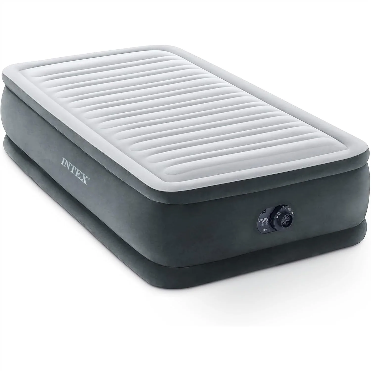 Twin Air Mattress with Built-in Pump, 13in Mid-Rise Comfort-Plush Bed with Fiber-Tech and Lumbar Support, 300lb Capacity
Twin Air Mattress with Built-in Pump, 13in Mid-Rise Comfort-Plush Bed with Fiber-Tech and Lumbar Support, 300lb Capacity