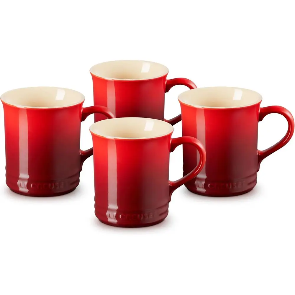 Set of 4 Ceramic Mugs, 14 oz, Vibrant Cerise
Set of 4 Ceramic Mugs, 14 oz, Vibrant Cerise