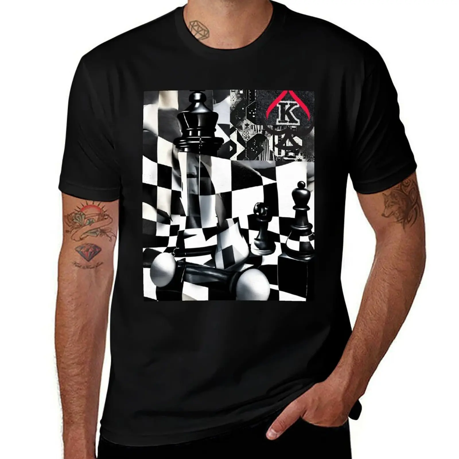 Design Urban Chic Abstract Chess King T-Shirt tops shirts graphic tees oversizeds plain white t shirts men
Design Urban Chic Abstract Chess King T-Shirt tops shirts graphic tees oversizeds plain white t shirts men