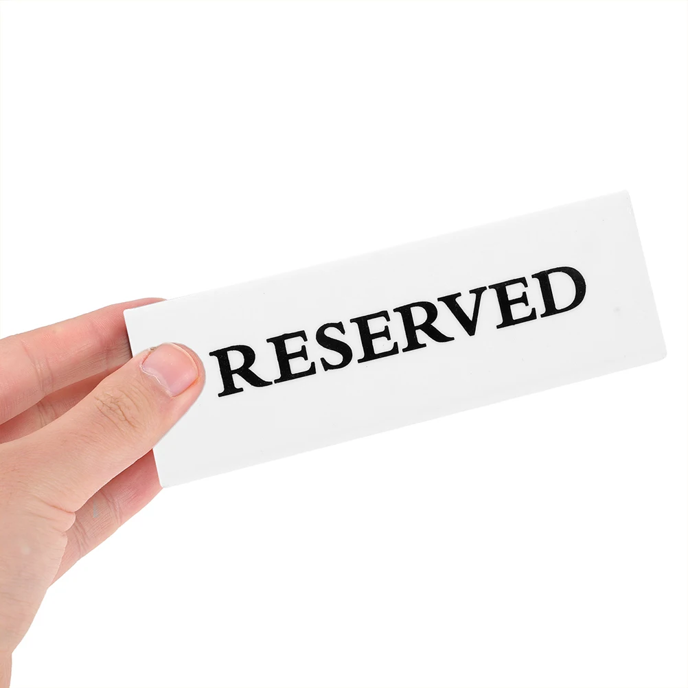 2pcs Acrylic Card Signs 15x5cm Black White No Smoking Reserved Table Signs For Events Sign for Hotel Restaurant
2pcs Acrylic Card Signs 15x5cm Black White No Smoking Reserved Table Signs For Events Sign for Hotel Restaurant