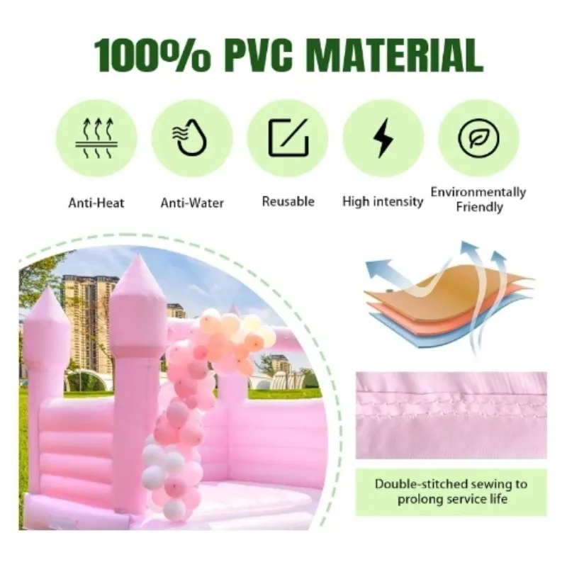 Commercial PVC Pink Inflatable Bounce House Bouncy Castle Outdoor Adults Kids Party Jumping House For Party,Wedding,Decorations
Commercial PVC Pink Inflatable Bounce House Bouncy Castle Outdoor Adults Kids Party Jumping House For Party,Wedding,Decorations