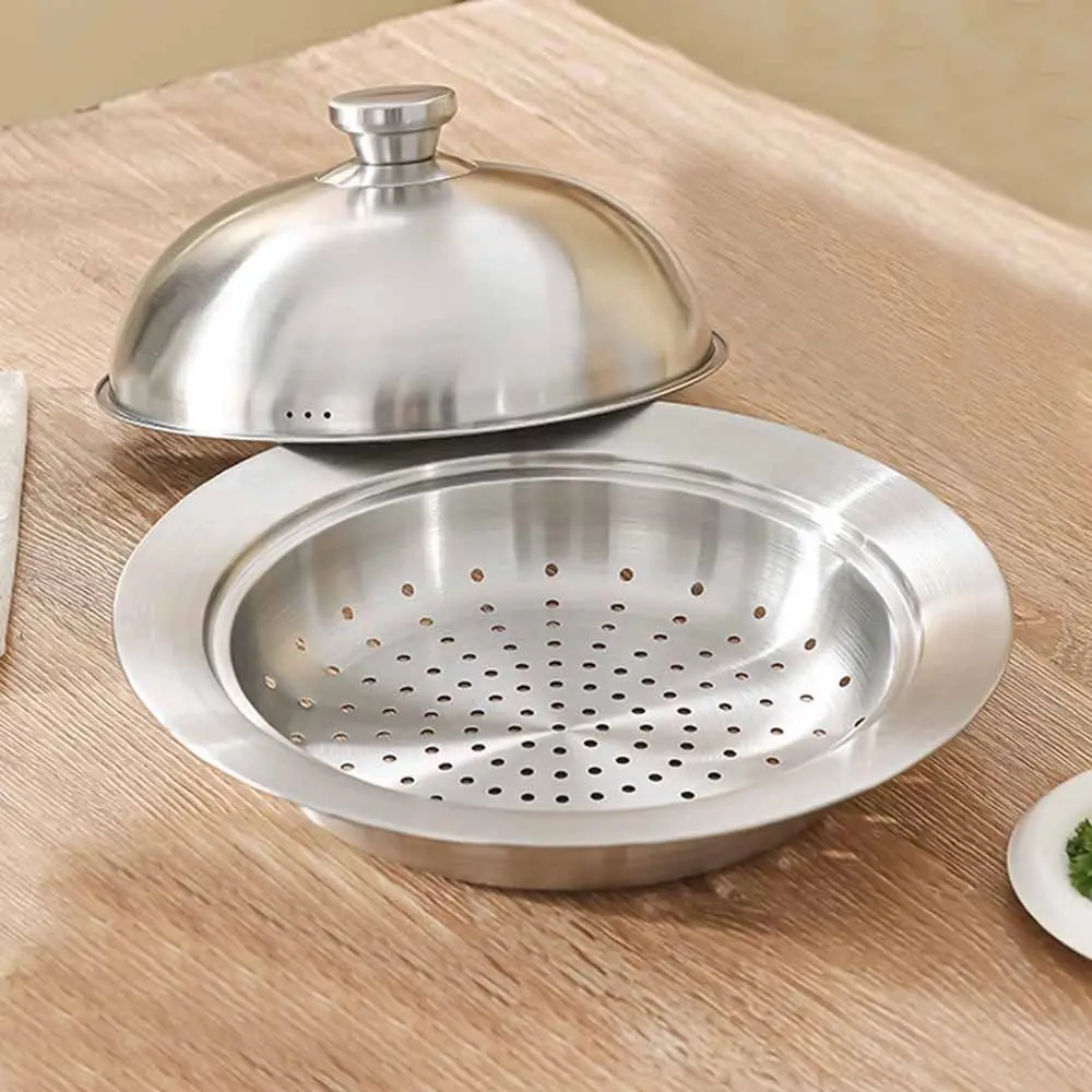 Portable Flying Saucer Steaming Tray Rustproof Space Saving Kitchen Steamer Holder Drop-resistant Filter Hole Design
Portable Flying Saucer Steaming Tray Rustproof Space Saving Kitchen Steamer Holder Drop-resistant Filter Hole Design