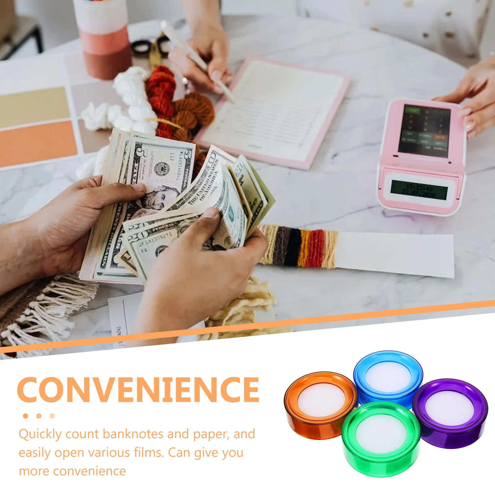 4Pcs Cash Counting Finger Wet Sponges Fingertip Moistener Efficient Bank Clerk Note Sorting Quick Counting Tools
4Pcs Cash Counting Finger Wet Sponges Fingertip Moistener Efficient Bank Clerk Note Sorting Quick Counting Tools