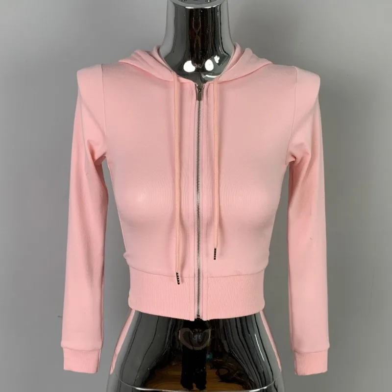 Korean Style Ultra-Tight Short Zipper Sports Sweater Show Big Chest Thin Outerwear Hooded Cardigan Small Jacket Sweatshirt
Korean Style Ultra-Tight Short Zipper Sports Sweater Show Big Chest Thin Outerwear Hooded Cardigan Small Jacket Sweatshirt