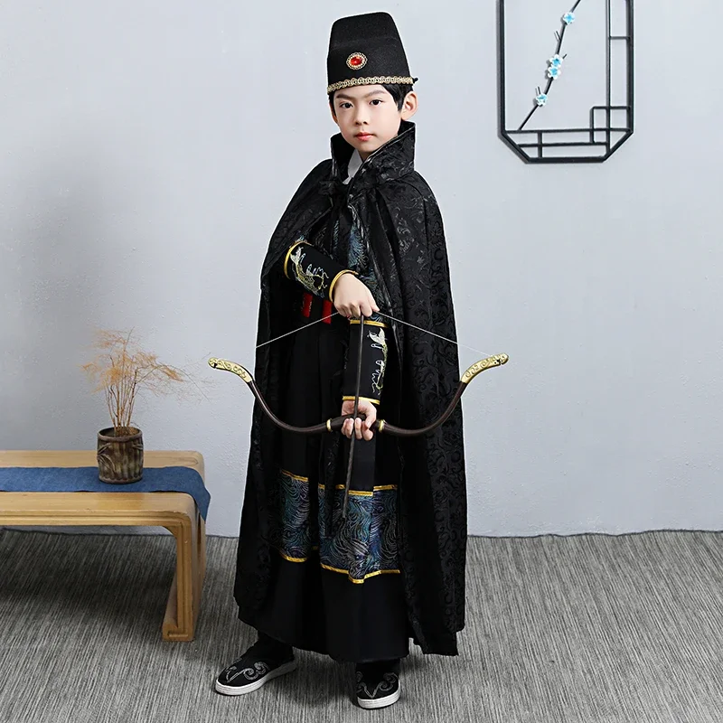 HN8 сценический наряд ханьфу для мальчиков, китайский халат, детский костюм Тан, детский древний китайский традиционный костюм фехтовальщика, детский Новый год) 4Dc
HN8 сценический наряд ханьфу для мальчиков, китайский халат, детский костюм Тан, детский древний китайский традиционный костюм фехтовальщика, детский Новый год) 4Dc