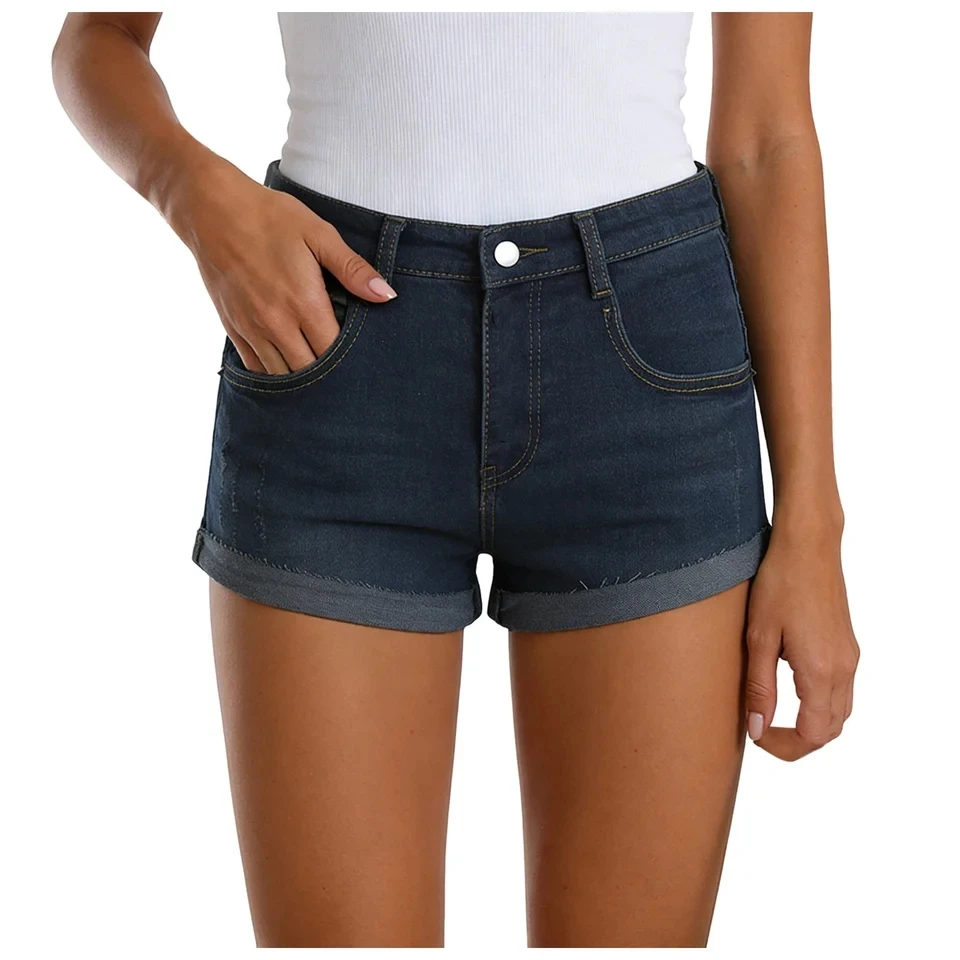 Summer Women Denim Shorts Y2K Streetwear Roll Up Hem Short Jeans Retro Hotpants Casual Shorts With Pockets шорты
Summer Women Denim Shorts Y2K Streetwear Roll Up Hem Short Jeans Retro Hotpants Casual Shorts With Pockets шорты