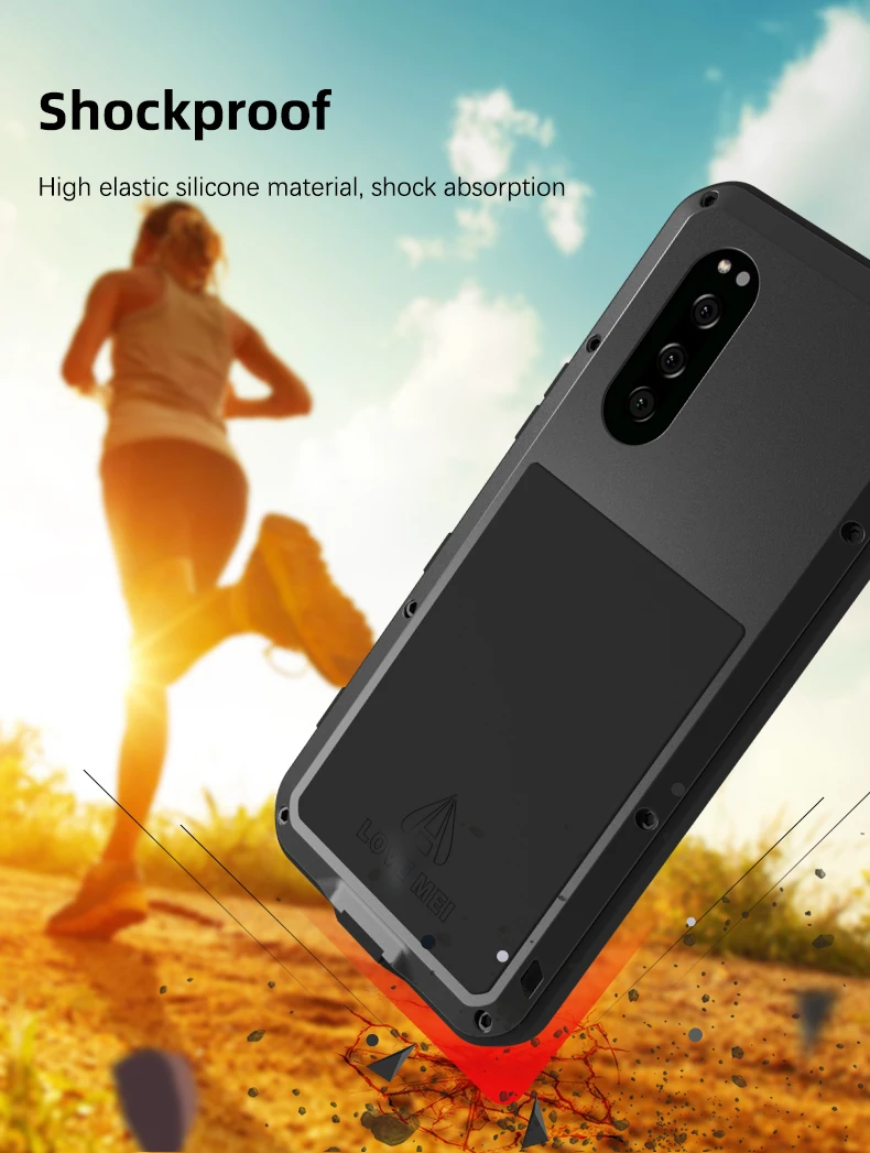 Love Mei Metal Aluminum Case For Sony Xperia 1 5 10 Ii Cover Powerful Armor Shockproof Life Waterproof Case For Xperia 5 Coque
Love Mei Metal Aluminum Case For Sony Xperia 1 5 10 Ii Cover Powerful Armor Shockproof Life Waterproof Case For Xperia 5 Coque