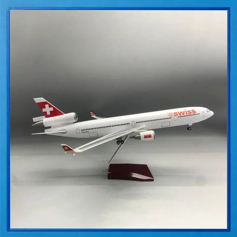 MD-11 Airplane Model 47Cm Simulated Static Aircraft With Led Lights Landing Gears Collectible Decor For Aviation Fans
MD-11 Airplane Model 47Cm Simulated Static Aircraft With Led Lights Landing Gears Collectible Decor For Aviation Fans