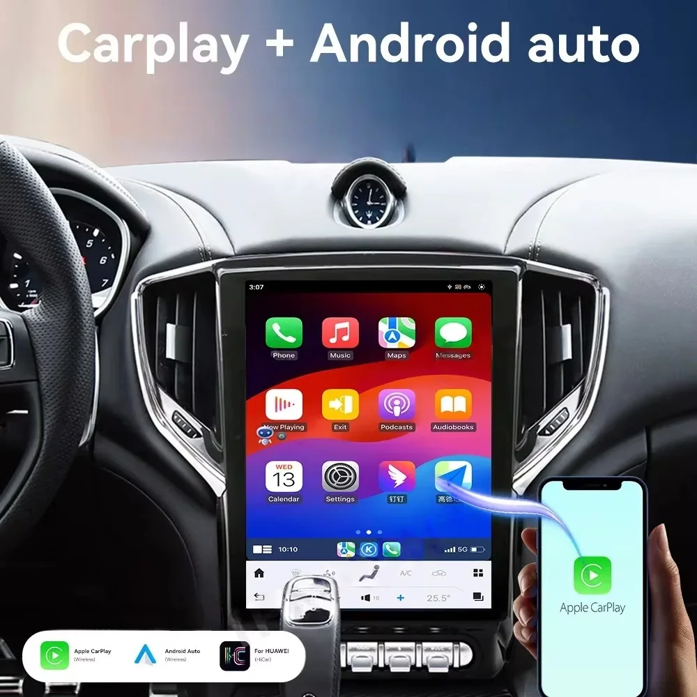 12.1" Vertical Screen Android 13 Car Radio Multimedia Player for Maserati Ghibli 2013-2020 Carplay ualcomm GPS Navigation
12.1" Vertical Screen Android 13 Car Radio Multimedia Player for Maserati Ghibli 2013-2020 Carplay ualcomm GPS Navigation
