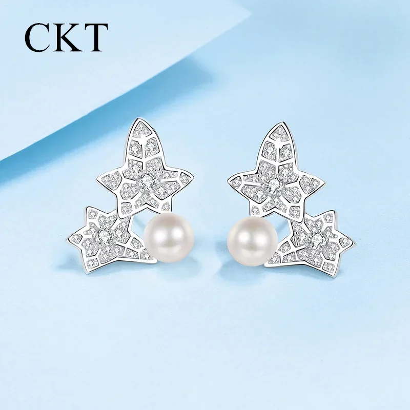 CKT Waterproof 18K White Gold Stud Earrings 0.68CT Moissanite & Platinum PT950 Fine Jewelry for Swimming/Sports
CKT Waterproof 18K White Gold Stud Earrings 0.68CT Moissanite & Platinum PT950 Fine Jewelry for Swimming/Sports