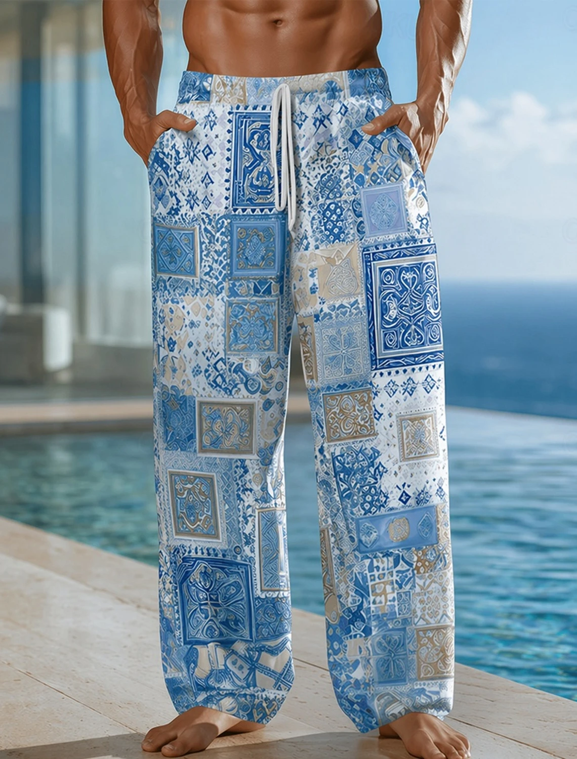 Summer New Retro Ethnic Tribal Bohemian Style 3D Printed Sports And Leisure Straight Leg Pants Street Men's Loose Pants
Summer New Retro Ethnic Tribal Bohemian Style 3D Printed Sports And Leisure Straight Leg Pants Street Men's Loose Pants