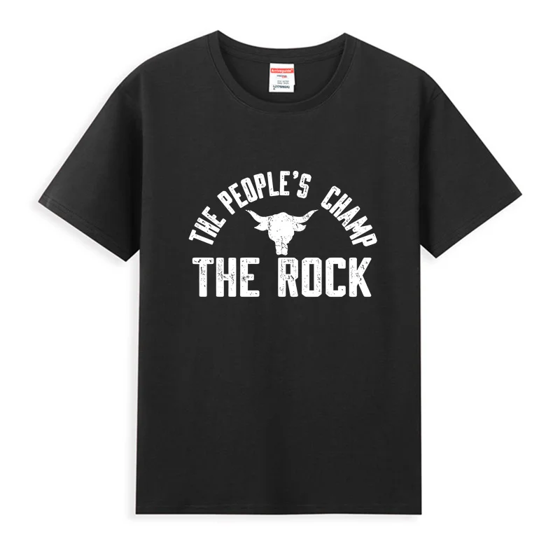 2025 Men T Shirt Casual The Rock The People's Champ Logo T-shirt Graphic Summer Short Sleeves 100% Cotton S-3XL
2025 Men T Shirt Casual The Rock The People's Champ Logo T-shirt Graphic Summer Short Sleeves 100% Cotton S-3XL