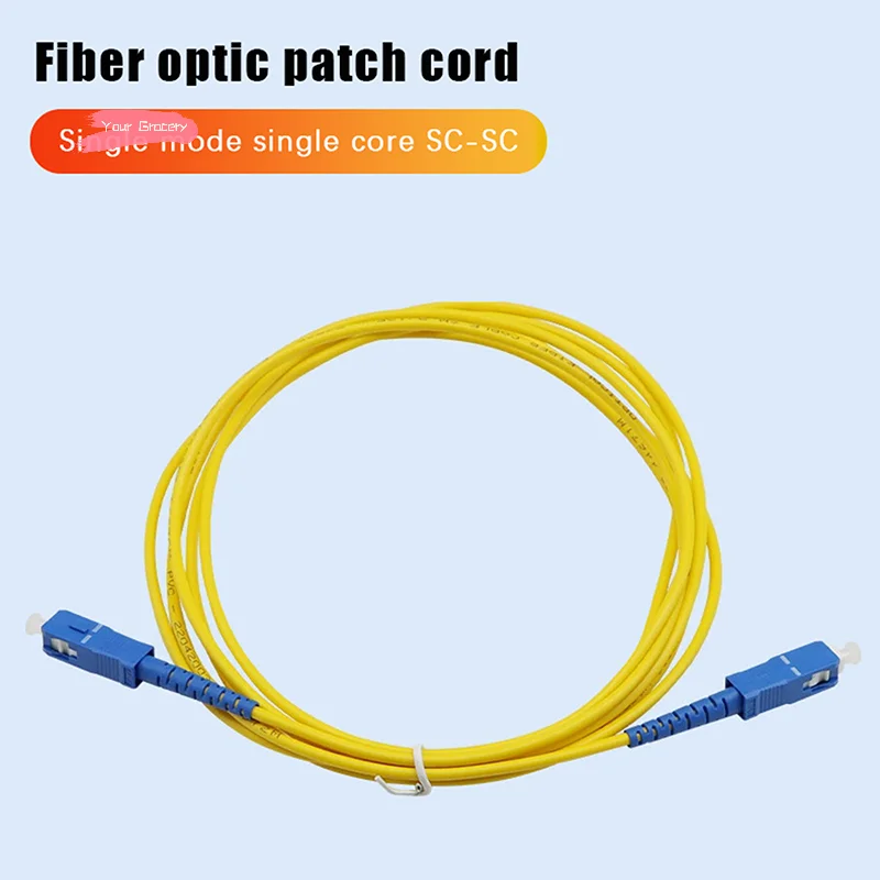 Y-1-5m SC To SC UPC Fiber Optical Patch Cable Singlemode Simplex SMF 9/125μm Single Mode Bend Insensitive 2.0mm Fiber Optic Cord
Y-1-5m SC To SC UPC Fiber Optical Patch Cable Singlemode Simplex SMF 9/125μm Single Mode Bend Insensitive 2.0mm Fiber Optic Cord