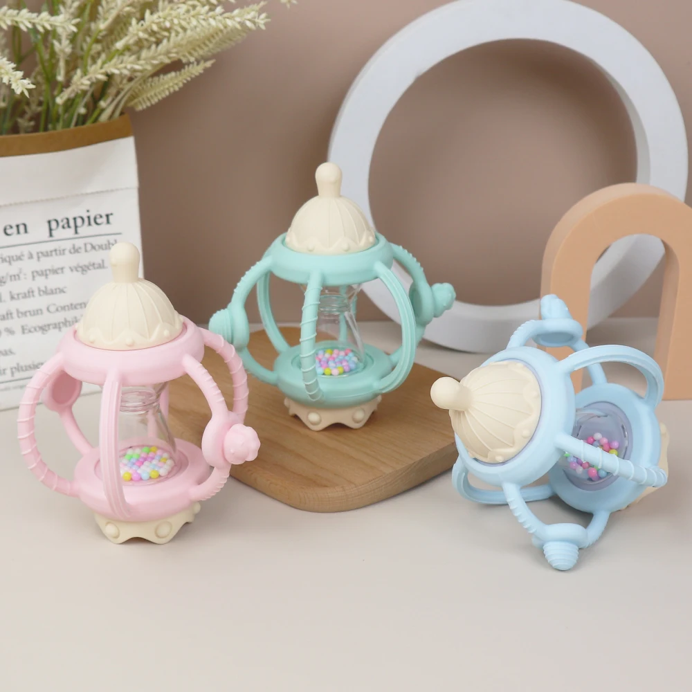 Carousel Baby Teething Toy Food-grade Silicone Chewable Teething Toy Teething Rattle Sensory Toy 0-12 Months Baby Toy
Carousel Baby Teething Toy Food-grade Silicone Chewable Teething Toy Teething Rattle Sensory Toy 0-12 Months Baby Toy