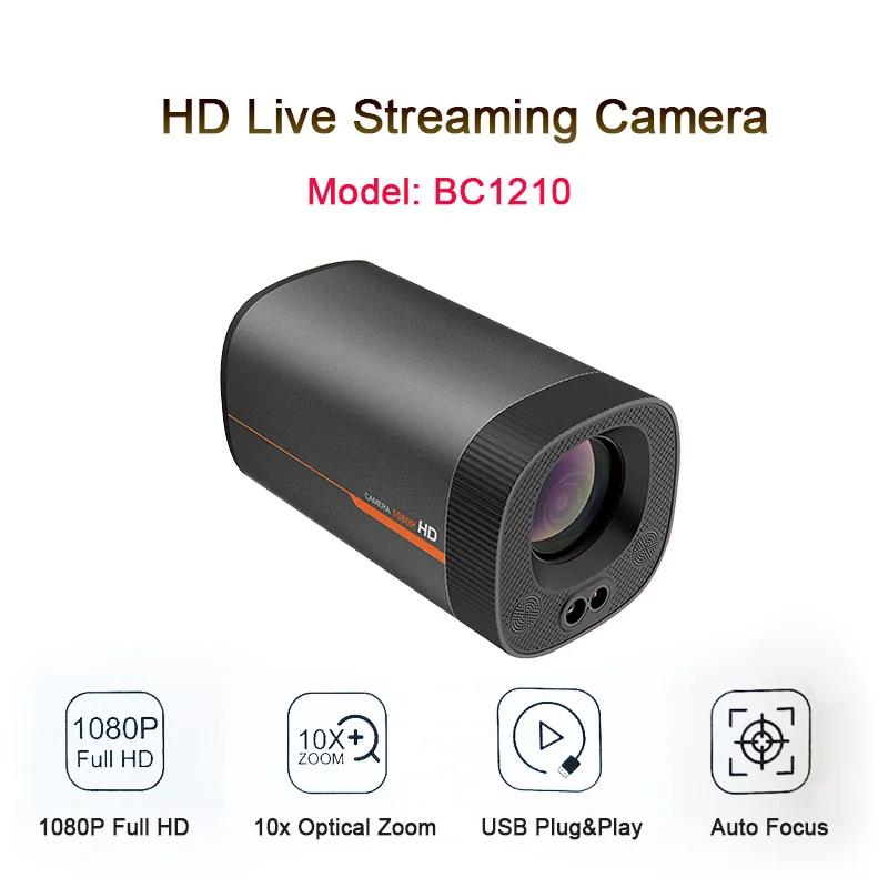 Full HD 1080P Live Camera Box 10x Optical Zoom Video Conference Streaming With HDMI USB Ports for Broadcasting System
Full HD 1080P Live Camera Box 10x Optical Zoom Video Conference Streaming With HDMI USB Ports for Broadcasting System