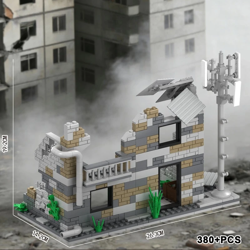Ruined Model Building Blocks Military Series Creative War Scene MOC Assembled Educational Toys Small Bricks Boys Holiday Gifts
Ruined Model Building Blocks Military Series Creative War Scene MOC Assembled Educational Toys Small Bricks Boys Holiday Gifts
