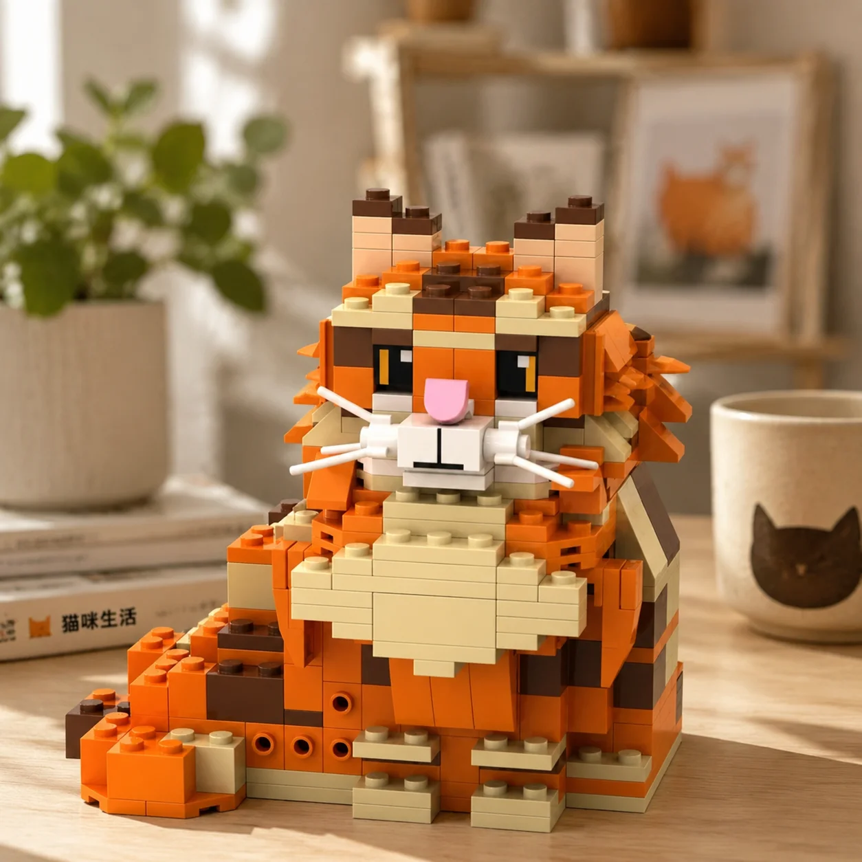 Building Blocks Toy Cat Figure DIY Mini Assembled Cute Collectible Model Kit Gift For Kids Adults Creative Desk
Building Blocks Toy Cat Figure DIY Mini Assembled Cute Collectible Model Kit Gift For Kids Adults Creative Desk