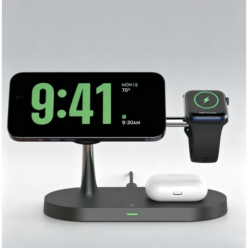 3 In 1 Fast Wireless Charging Stand Station for iPhone 12-17 Apple Watch Series 4-10 AirPods 2 3 Pro
3 In 1 Fast Wireless Charging Stand Station for iPhone 12-17 Apple Watch Series 4-10 AirPods 2 3 Pro