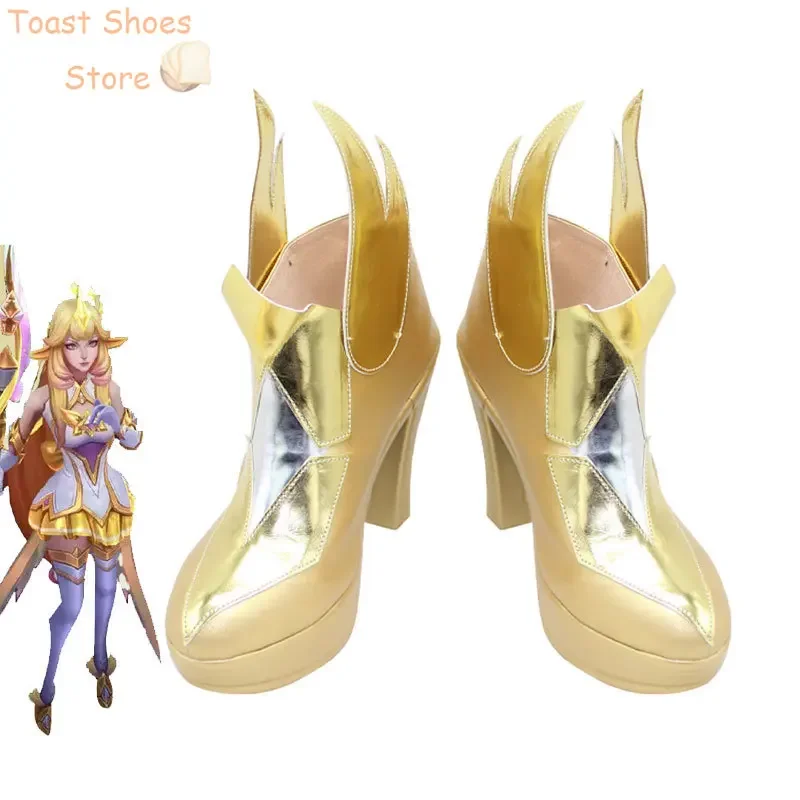 Игра LOL Star Guardian Soraka, обувь для косплея, обувь из искусственной кожи, карнавальные ботинки на Хэллоуин, реквизит для косплея, реквизит для костюма
Игра LOL Star Guardian Soraka, обувь для косплея, обувь из искусственной кожи, карнавальные ботинки на Хэллоуин, реквизит для косплея, реквизит для костюма