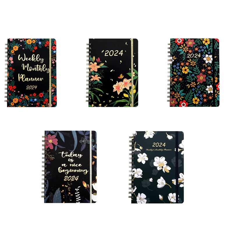 Planner Weekly Planner 2024 Spiral Bound With Tabs, Jan - Dec 2024, 15.5X21.5Cm B
Planner Weekly Planner 2024 Spiral Bound With Tabs, Jan - Dec 2024, 15.5X21.5Cm B