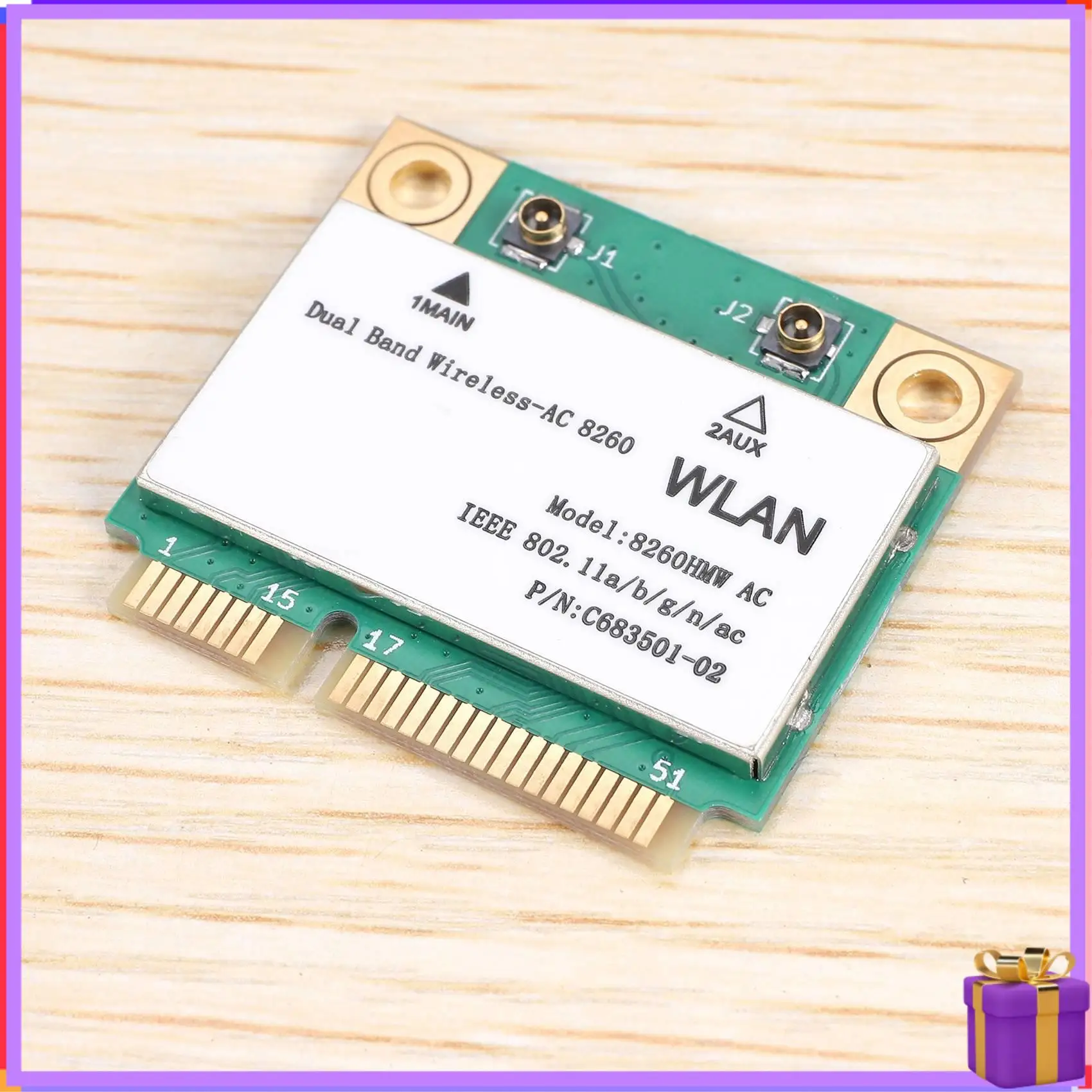 Усовершенствованная сетевая карта 1200 Мбит/с 8260Hmw Ac 2,4G + 5G Mini Pci-E Card 4.2 Bluetooth Wi-Fi Card 802.11Ac 867 Мбит/с для ноутбуков/компьютеров
Усовершенствованная сетевая карта 1200 Мбит/с 8260Hmw Ac 2,4G + 5G Mini Pci-E Card 4.2 Bluetooth Wi-Fi Card 802.11Ac 867 Мбит/с для ноутбуков/компьютеров