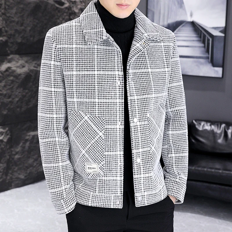 2025 New Men's Woolen Jaet Coat Autumn Winter Faion High End Collar ort Thi Gold Mink Velvet Top Youth Vitali Sle
2025 New Men's Woolen Jaet Coat Autumn Winter Faion High End Collar ort Thi Gold Mink Velvet Top Youth Vitali Sle