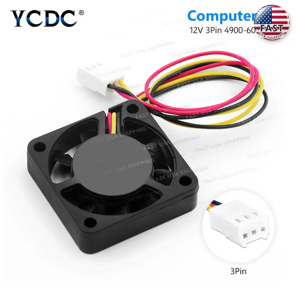 2pcs New 3 Pins 9 Blades Low Noise DC 12V 40x40mm Computer PC CPU Cooler Cooling Fan Heatsink Exhaust Blower Power Saving Design
2pcs New 3 Pins 9 Blades Low Noise DC 12V 40x40mm Computer PC CPU Cooler Cooling Fan Heatsink Exhaust Blower Power Saving Design