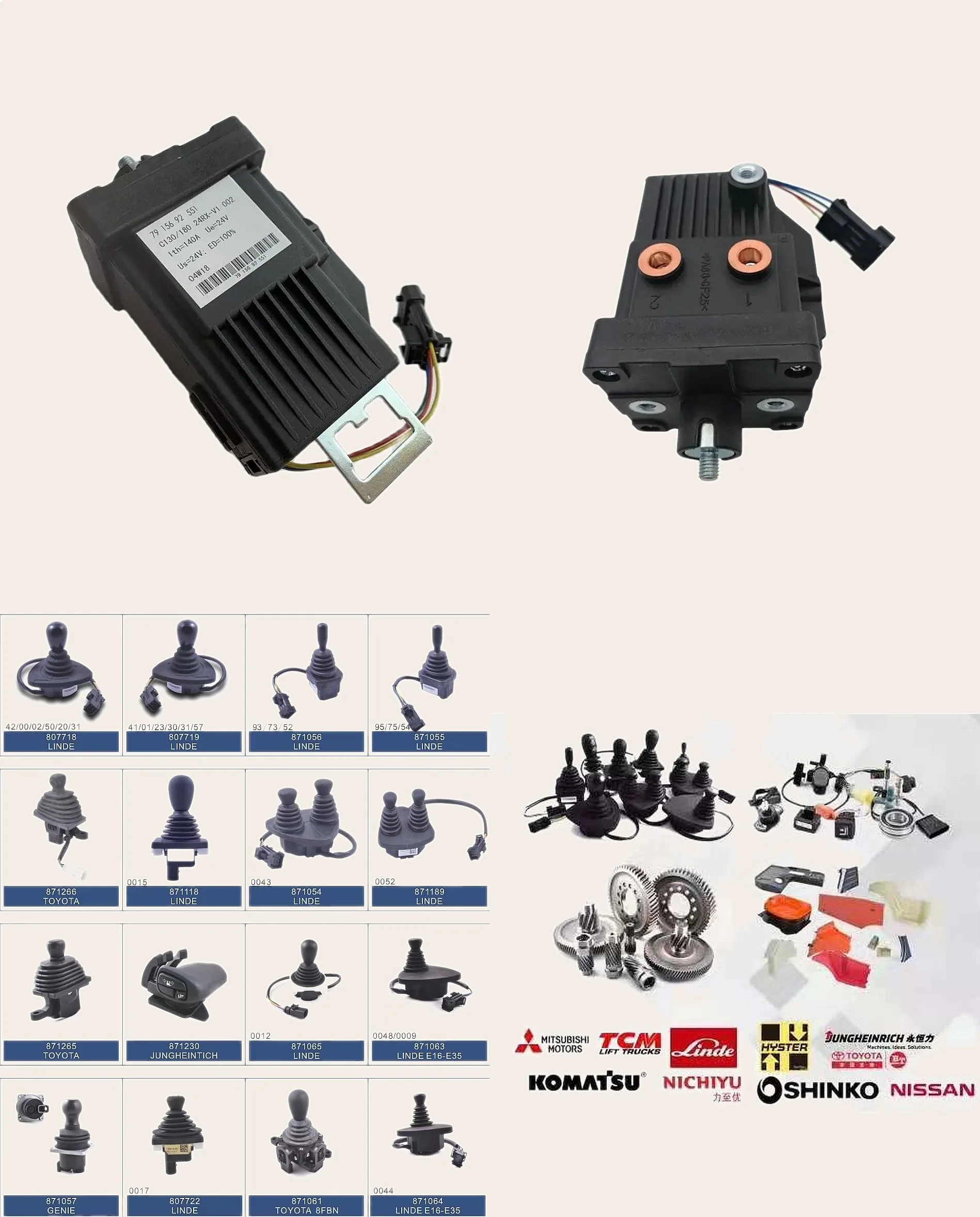 High Quality 24V Electric Forklift Contactor Assy Emergency Stop for LINDE L12 L14 L16
High Quality 24V Electric Forklift Contactor Assy Emergency Stop for LINDE L12 L14 L16