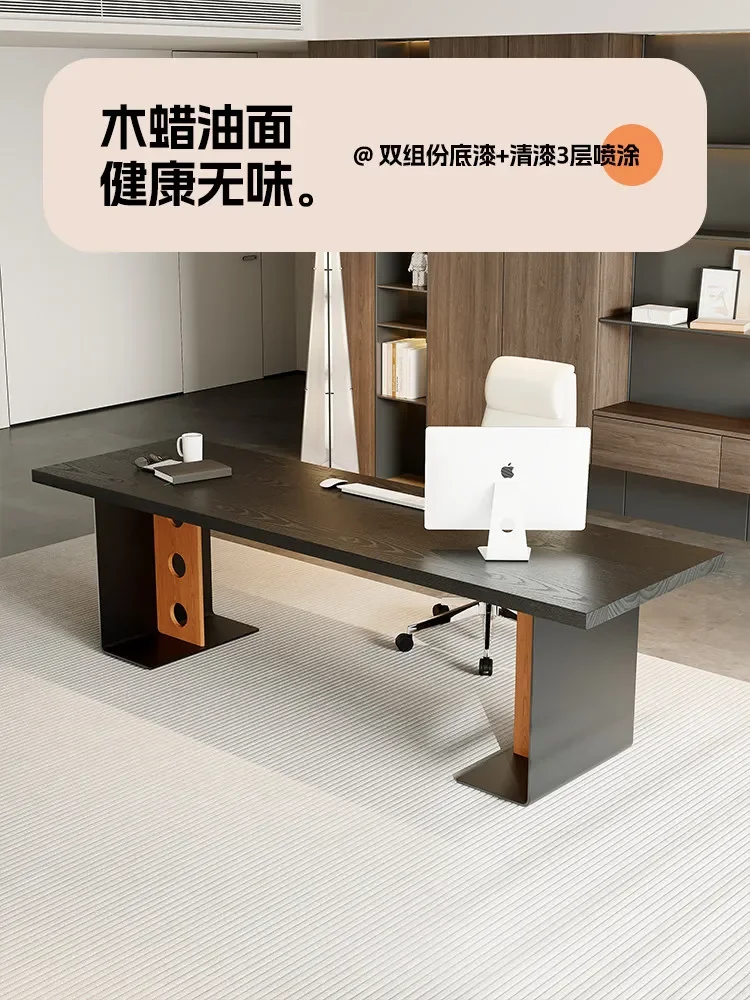 b22black solid wood desk modern simple office computer desk
b22black solid wood desk modern simple office computer desk