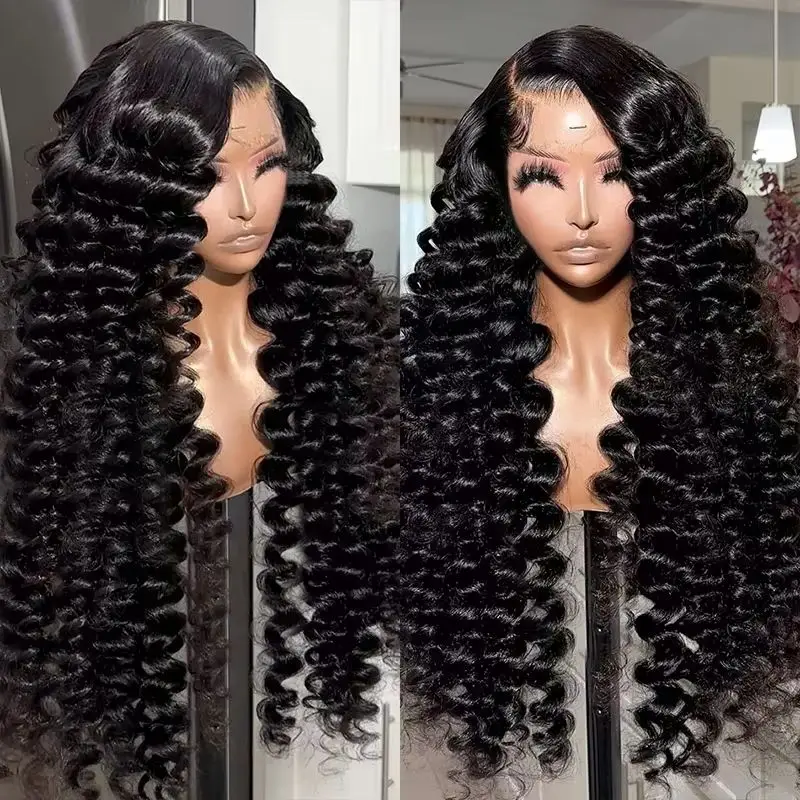 40 Inch Curly Loose Wave 13x6 HD Lace Front Human Hair Wigs Brazilian 250% Loose Deep Wave Wigs 13x4 Lace Frontal Wig For Women
40 Inch Curly Loose Wave 13x6 HD Lace Front Human Hair Wigs Brazilian 250% Loose Deep Wave Wigs 13x4 Lace Frontal Wig For Women