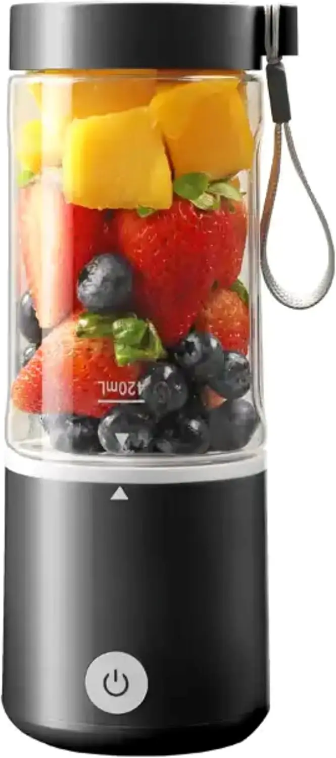 Portable Blender Pro, 6-Blade Personal Blender with 4500mAh Battery, 420ml Cup, 50 Cups/100% charge, USB Type C Rechargeable, St
Portable Blender Pro, 6-Blade Personal Blender with 4500mAh Battery, 420ml Cup, 50 Cups/100% charge, USB Type C Rechargeable, St