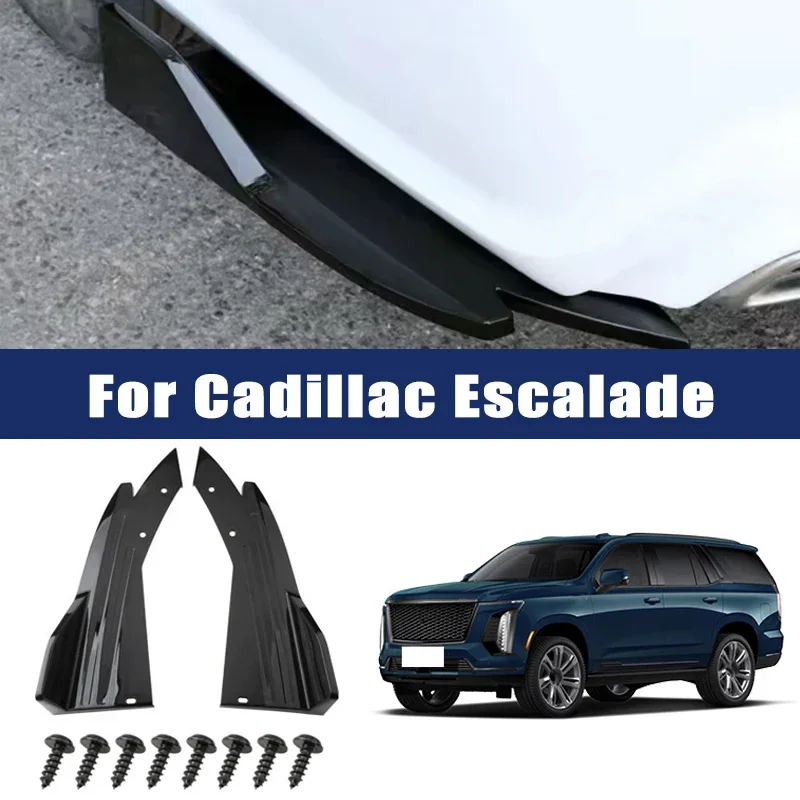 2pcs Car Rear Bumper Spoiler Lip Carbon Fiber Wing Trim Anti-crash Diffuser Side Skirt Wrap Angle Splitter For Cadillac Escalade
2pcs Car Rear Bumper Spoiler Lip Carbon Fiber Wing Trim Anti-crash Diffuser Side Skirt Wrap Angle Splitter For Cadillac Escalade